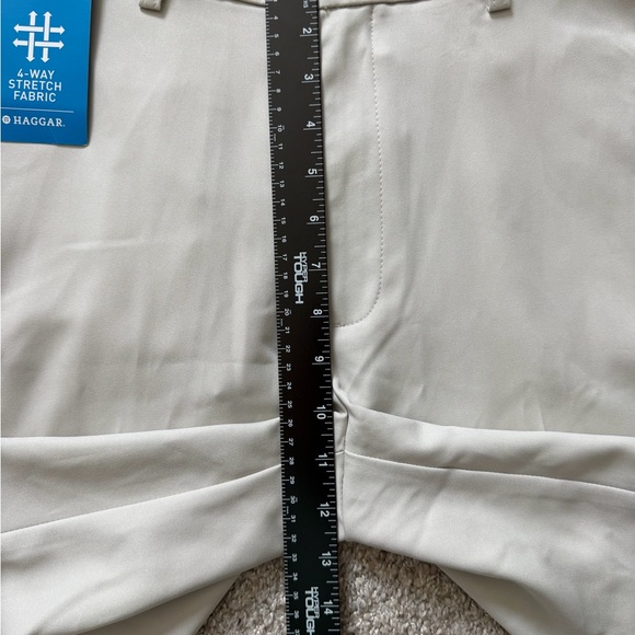 Haggar Cool 18 Pro Shorts 32W NWT Stretch Expandable Waist Golf - Picture 10 of 10